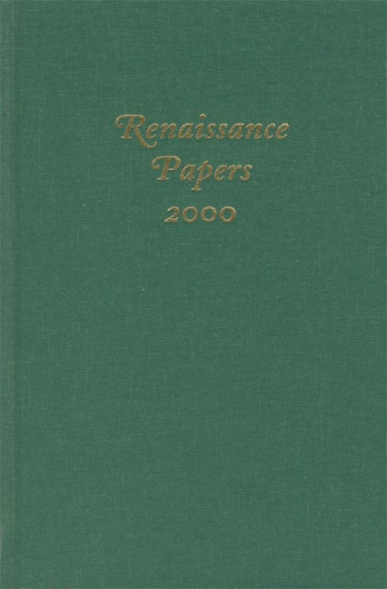 Book cover image for Renaissance Papers 2000 ISBN: 9781571132291